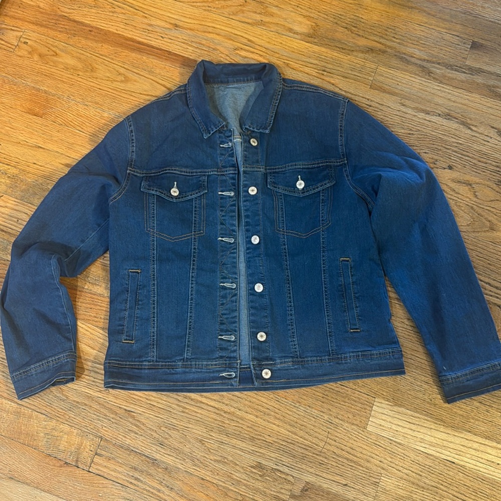 Women’s stretch denim jacket XL